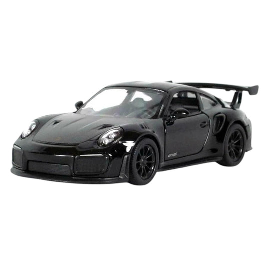 Die-Cast Super Sports Car Toy – Metal Model with Rear Wing